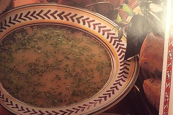 Egg Soup Grandmother`s Style