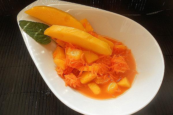 Exotic Carrot Salad with Mango and Orange