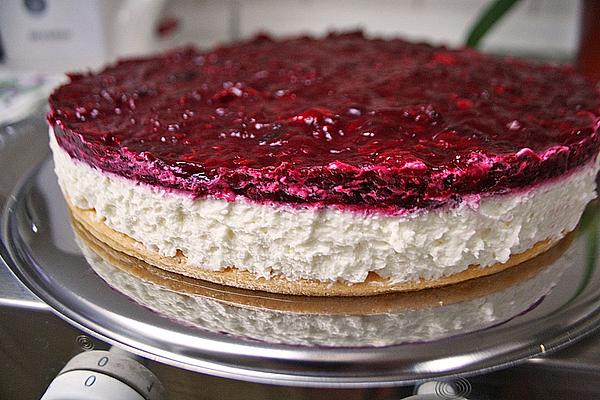 Fanta Cake with Red Fruit Jelly