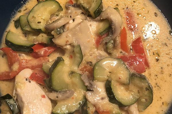 Fast Low Carb Turkey and Vegetable Pan