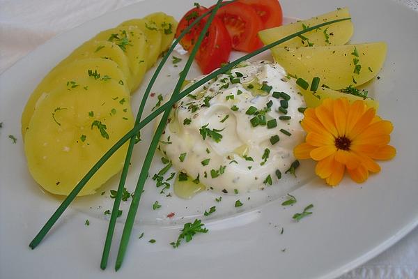 Favorite Quark with Jacket Potatoes