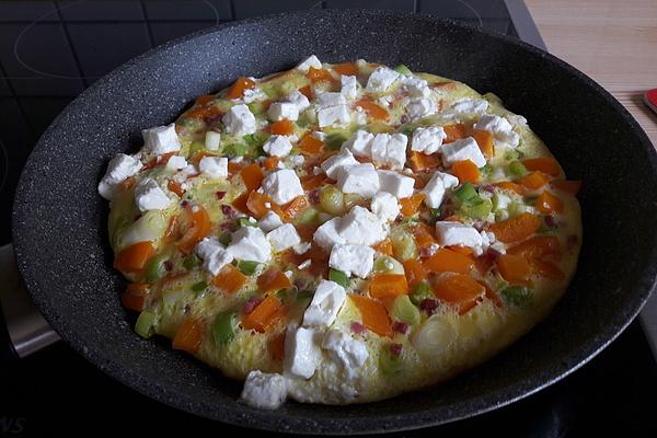 Feta and Tomato Omelette
