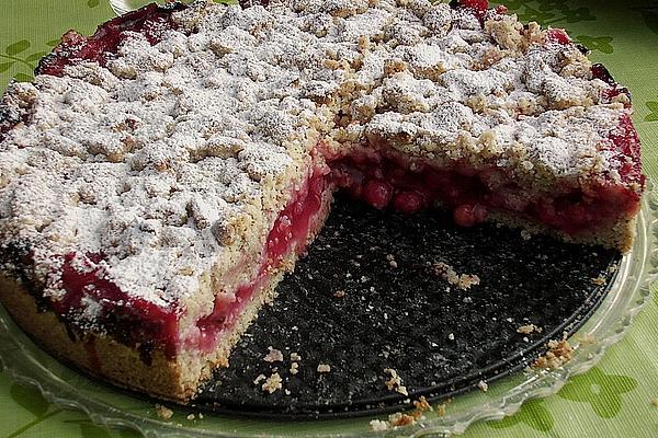 Fine Currant Crumble Cake
