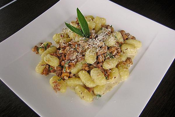 Firebird Gnocchi with Chanterelles and Sage