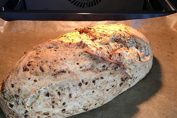 Fluffy Olive and Tomato Ciabatta