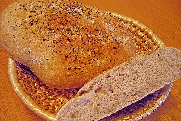 Fluffy Olive Bread