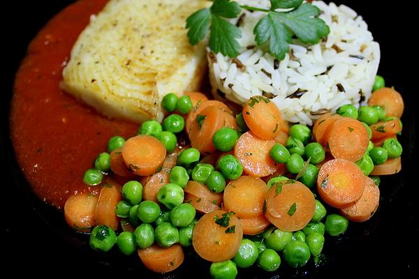 Fresh Pea and Carrot Vegetables