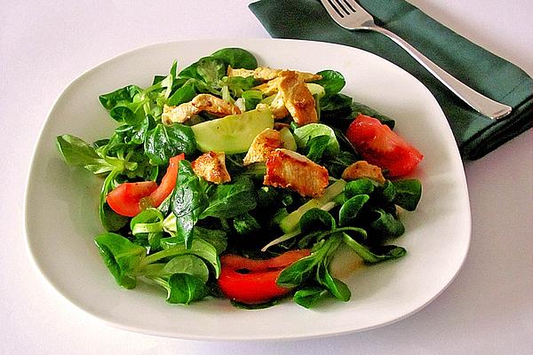 Fried Chicken Breast Salad