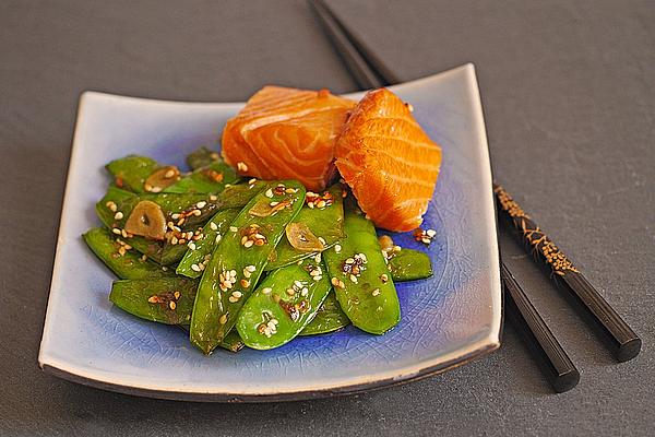 Fried Sugar Snap Peas