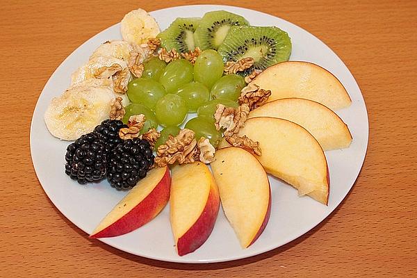 Fruit Salad with Walnuts