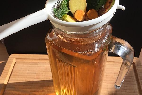 Ginger-turmeric-herb-water
