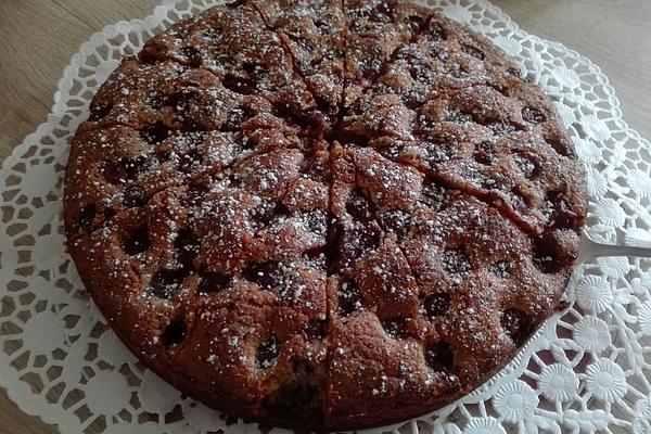 Gluten-free Cherry and Nut Cake