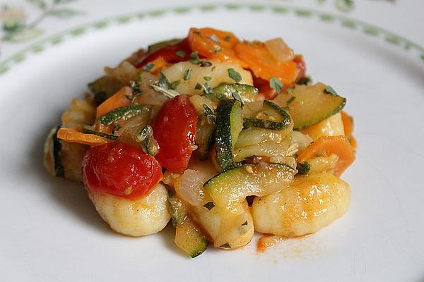 Gnocchi Vegetable Salad