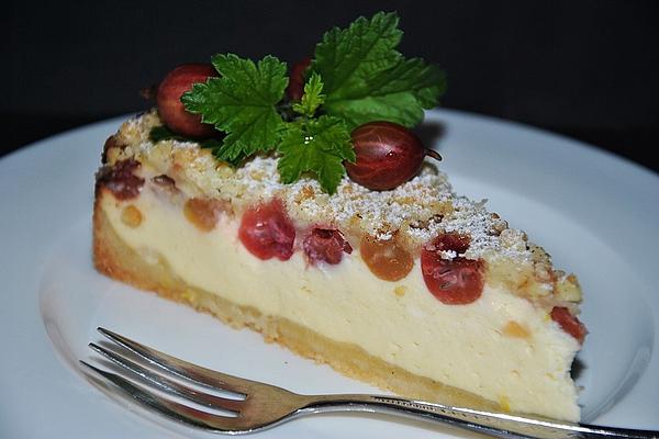 Gooseberry – Crumble Cake with Cottage Cheese