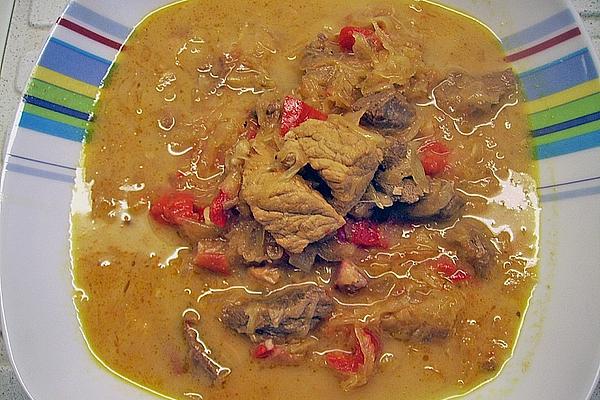 Goulash Soup with Sauerkraut