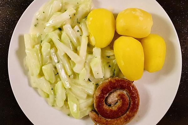 Grandma`s Kohlrabi Vegetables
