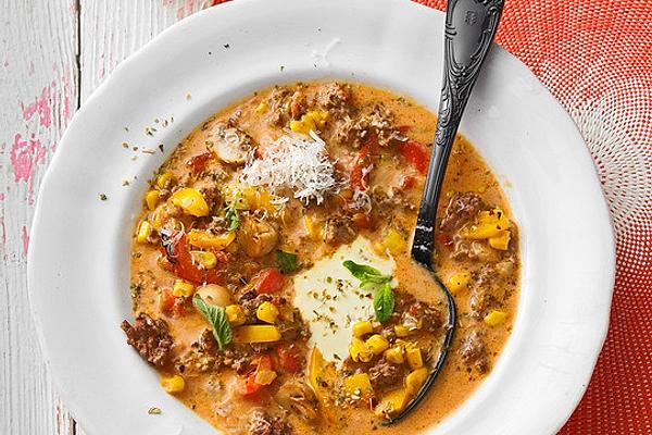 Grandma`s Pizza Soup