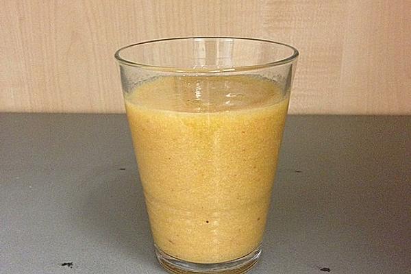 Grape, Peach, Banana and Apple Juice Smoothie