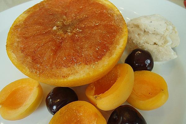 Grapefruit with Cinnamon – Sugar Crust