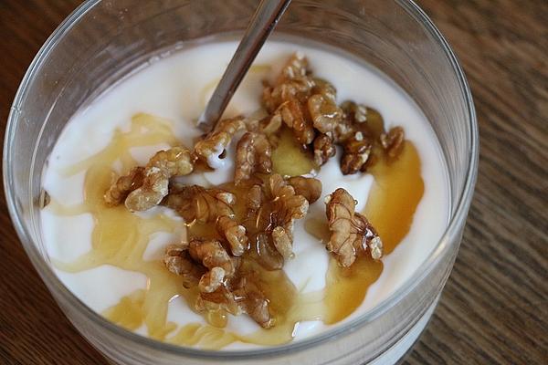 Greek Yogurt with Honey and Nuts