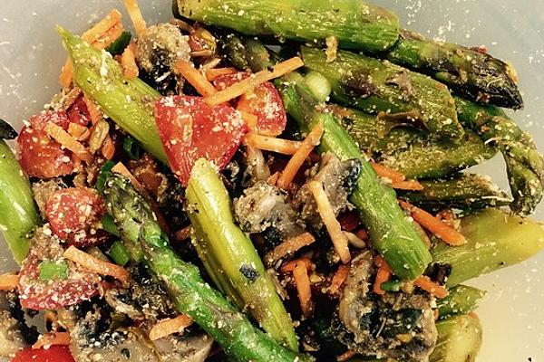Green Asparagus Salad Simple and Different