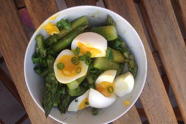 Green Asparagus with Pumpkin Seed Oil
