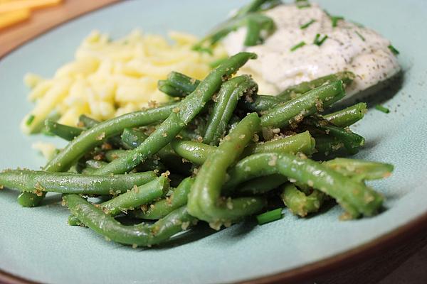 Green Beans with Breadcrumbs
