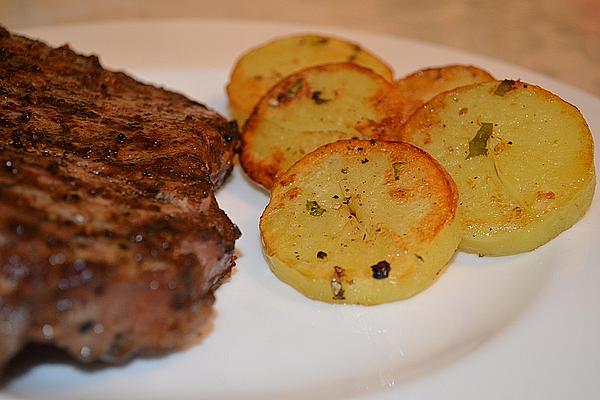 Grilled Basil Potatoes