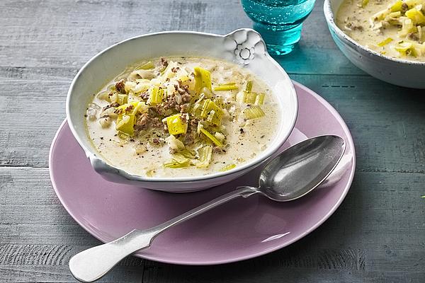 Hack Cheese Leek Soup