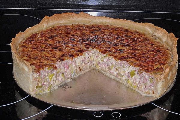 Hack Leek Cake with Gorgonzola