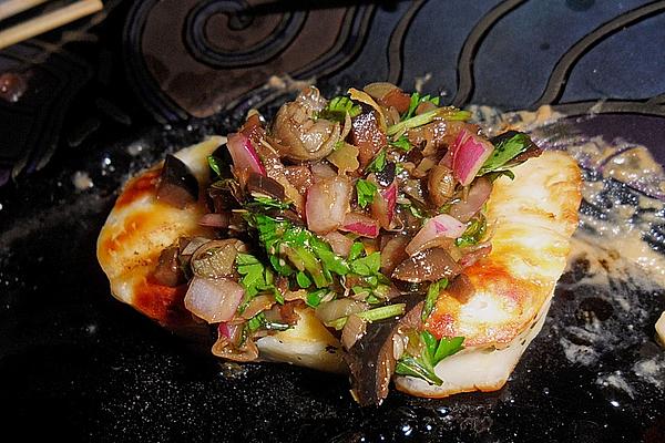 Halloumi with Lemon Salsa
