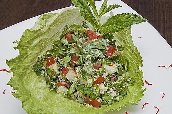 Hot Parsley and Mint Salad