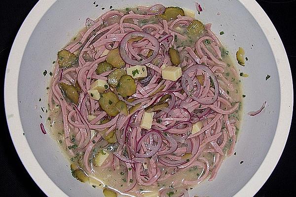 Hot – Sour Sausage Salad