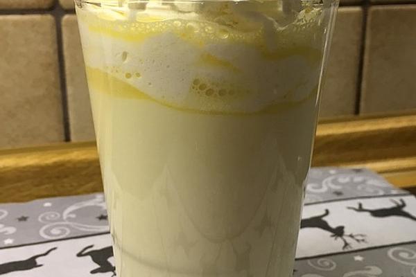 Hot White Eggnog Chocolate