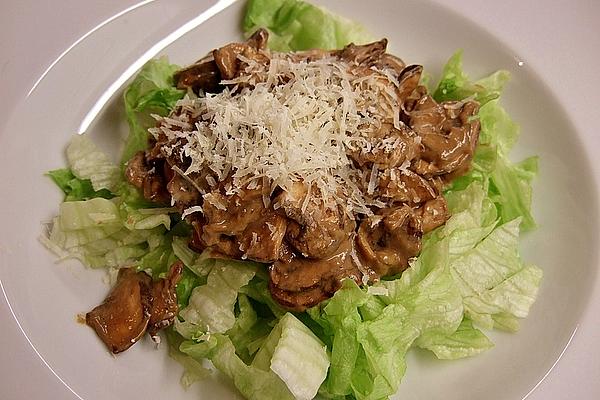 Illes Iceberg Lettuce Under Warm Mushroom Cover