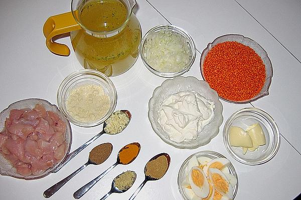 Indian Stew with Chicken and Red Lentils
