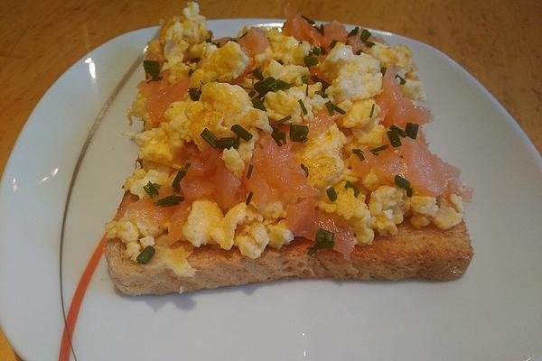 Irish Scrambled Eggs with Smoked Wild Salmon