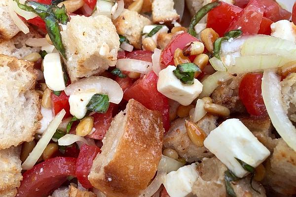 Italian Bread Salad with Olive Ciabatta