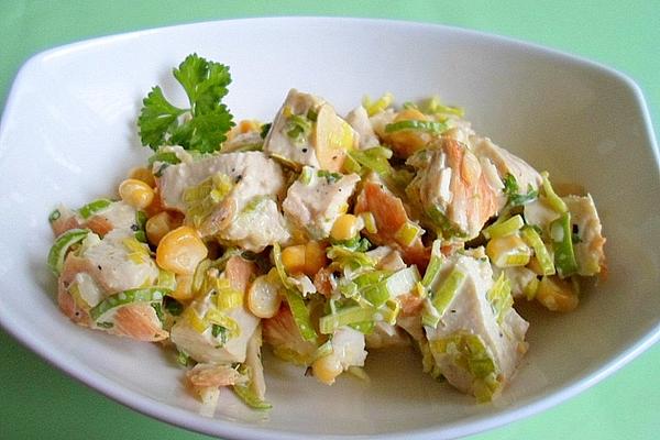 Jubelius – Salad with Chicken Breast and Curry Cream