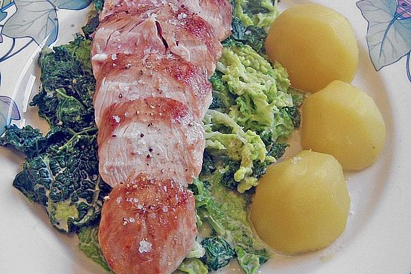 Kale Meets Savoy Cabbage