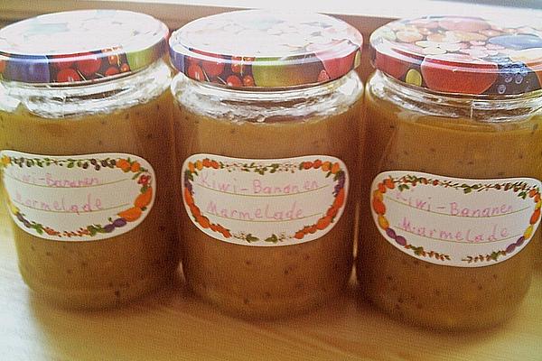 Kiwi – Banana – Jam with Banana Liqueur