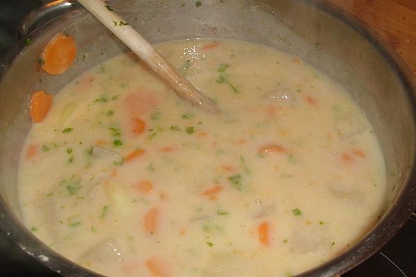 Kohlrabi – Potato – Soup