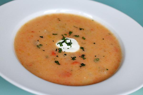 Kohlrabi Potato Vegetable Soup