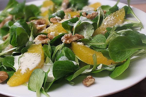 Lamb`s Lettuce with Orange Fillet