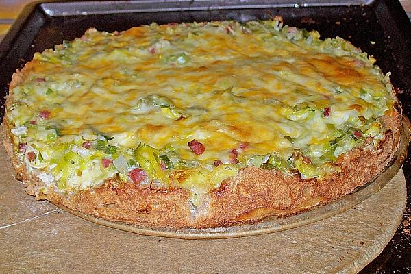Leek Cake on Quark – Oil Dough