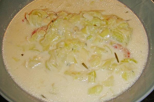 Leek – Processed Cheese Soup
