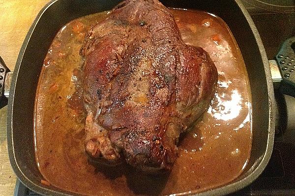 Leg Of Venison in Prune Sauce