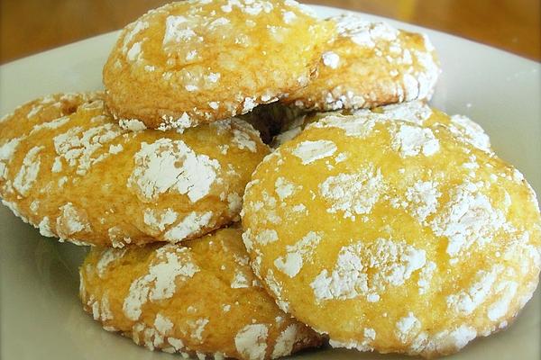 Lemon Crinkle Cookies