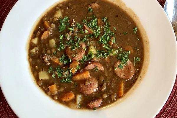 Lentil Soup Royale