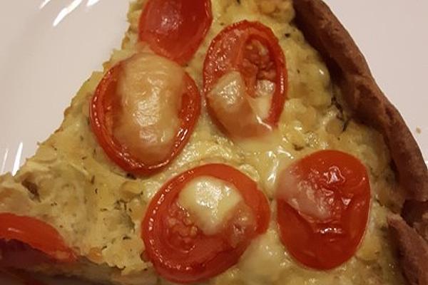 Lentils – Tomatoes – Quiche